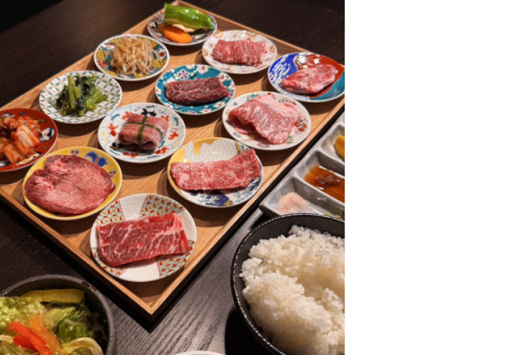 彩り小皿焼肉ランチ【プレミアム】平日ランチのみ